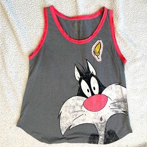 Looney tunes woman's tank top